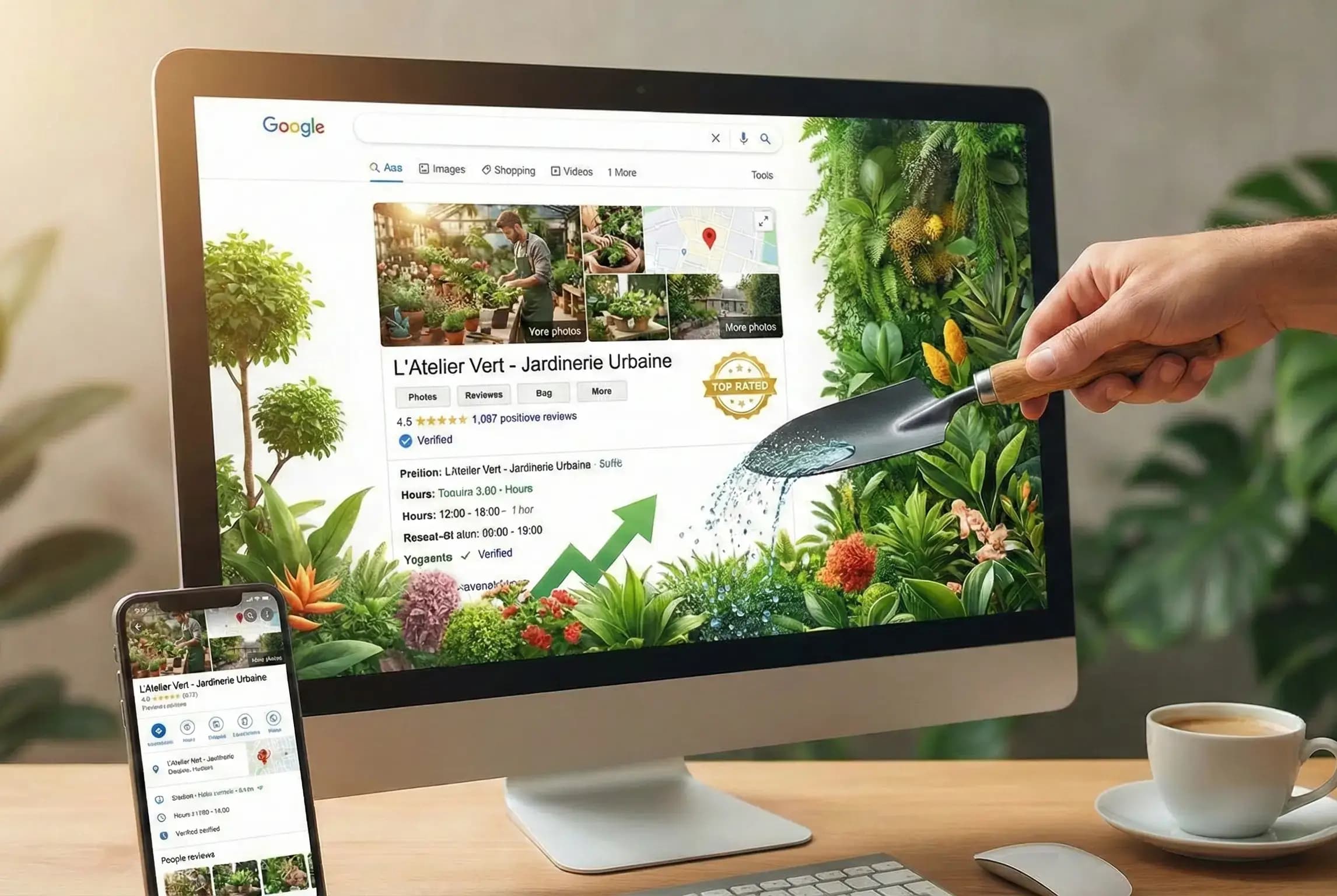 fiche google améliorée